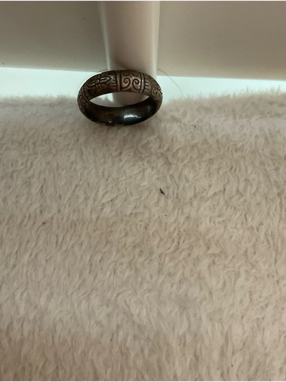 Brighton silver-tone engraved band ring